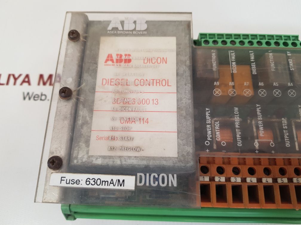 Abb dicon cma114 diesel control unit 3d de3 00013
