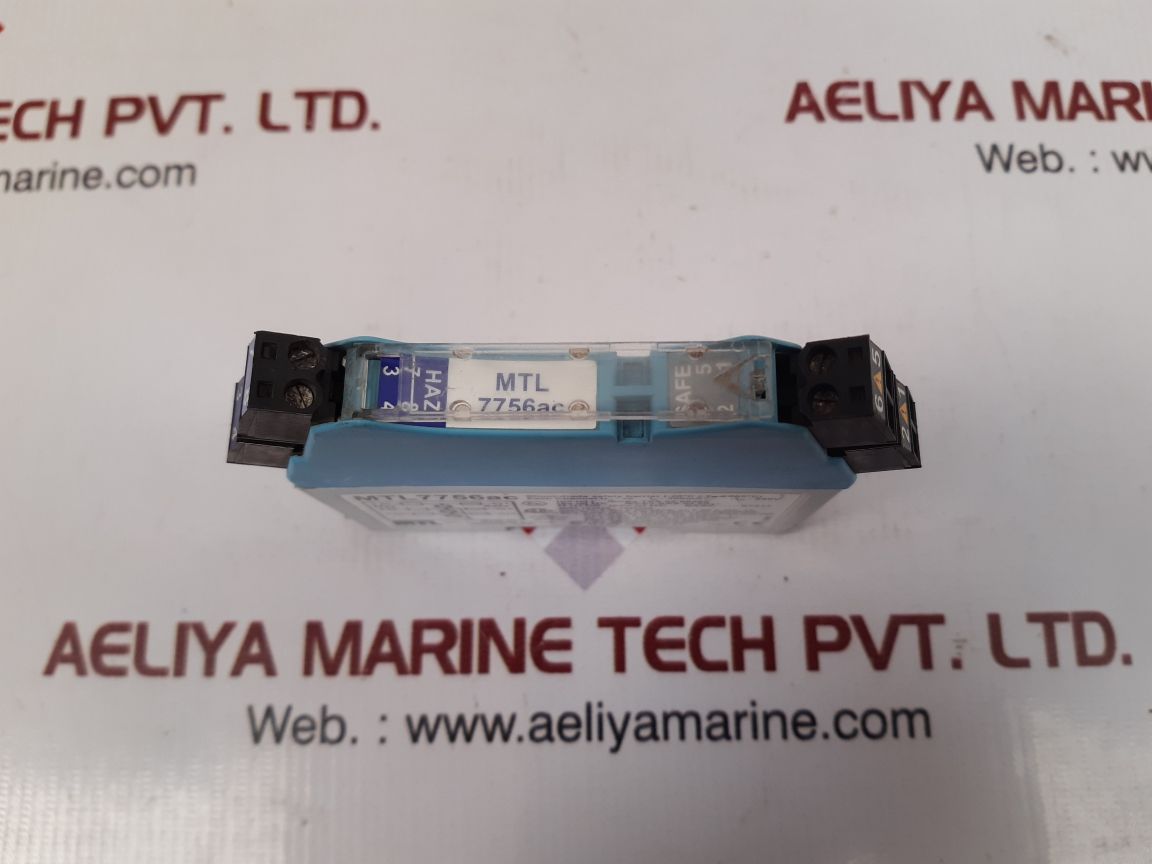 Measurement technology mtl7756ac shunt-diode safety barrier 