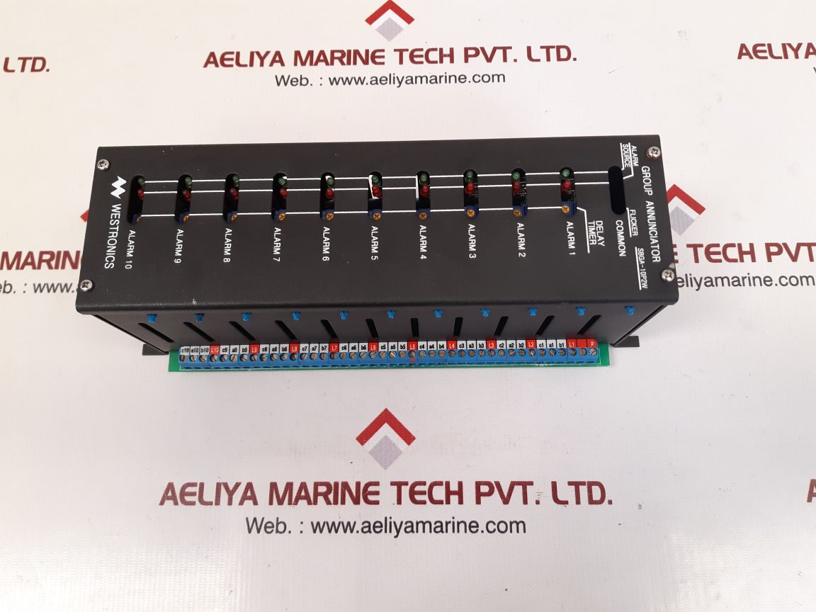 Westronics sbga-10p2w group annunciator used
