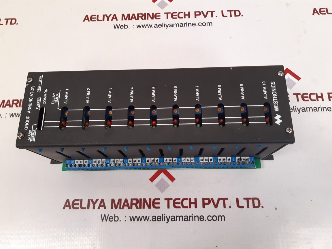 Westronics sbga-10p2w group annunciator used