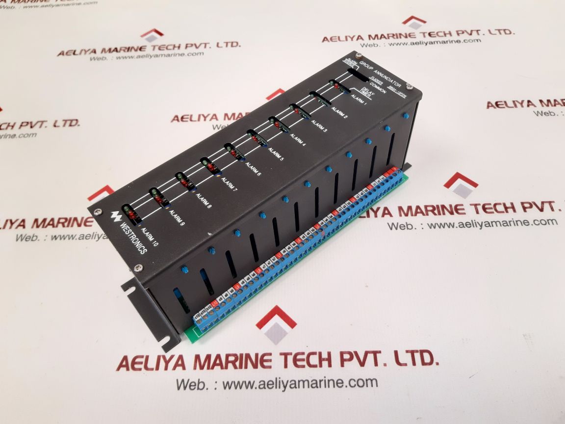 Westronics sbga-10p2w group annunciator used
