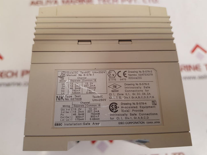 Idec eb3c-r10a safety barrier relay