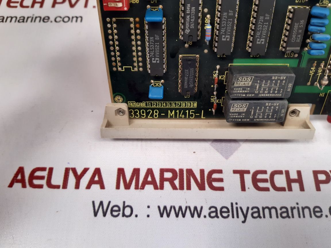 Siemens 6fs3106-1ac pcb card 33928-m1415-l