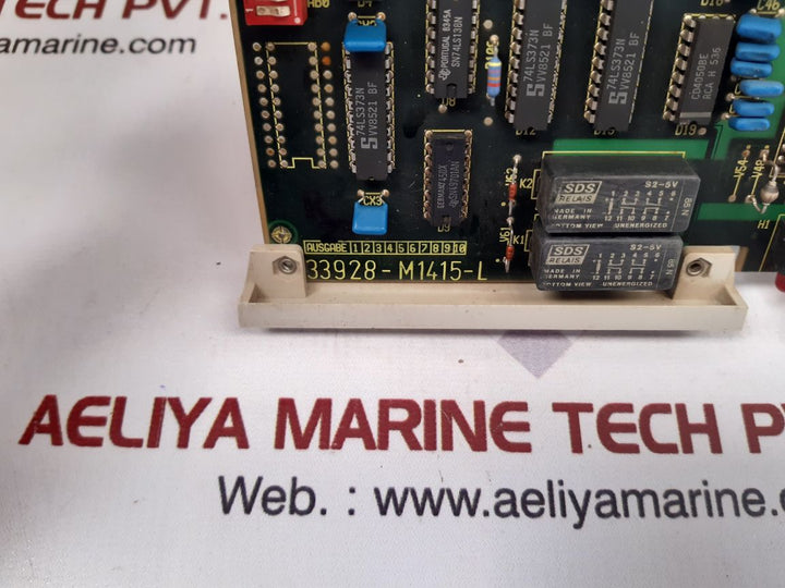 Siemens 6fs3106-1ac pcb card 33928-m1415-l