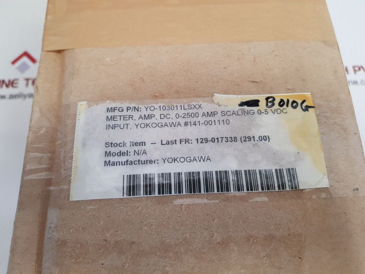 Yokogawa db-40 panel meter 0-2500 amps