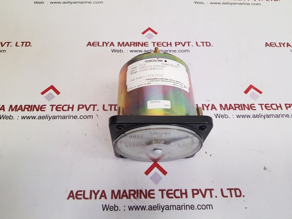 Yokogawa db-40 panel meter 0-2500 amps