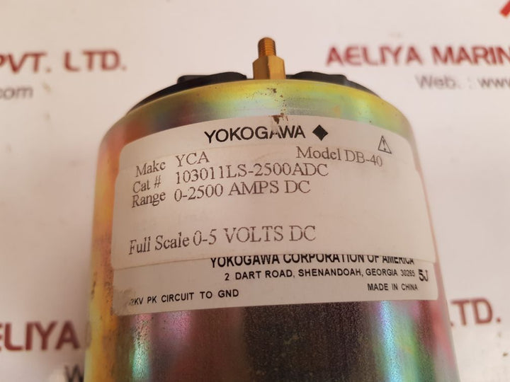 Yokogawa db-40 panel meter 0-2500 amps