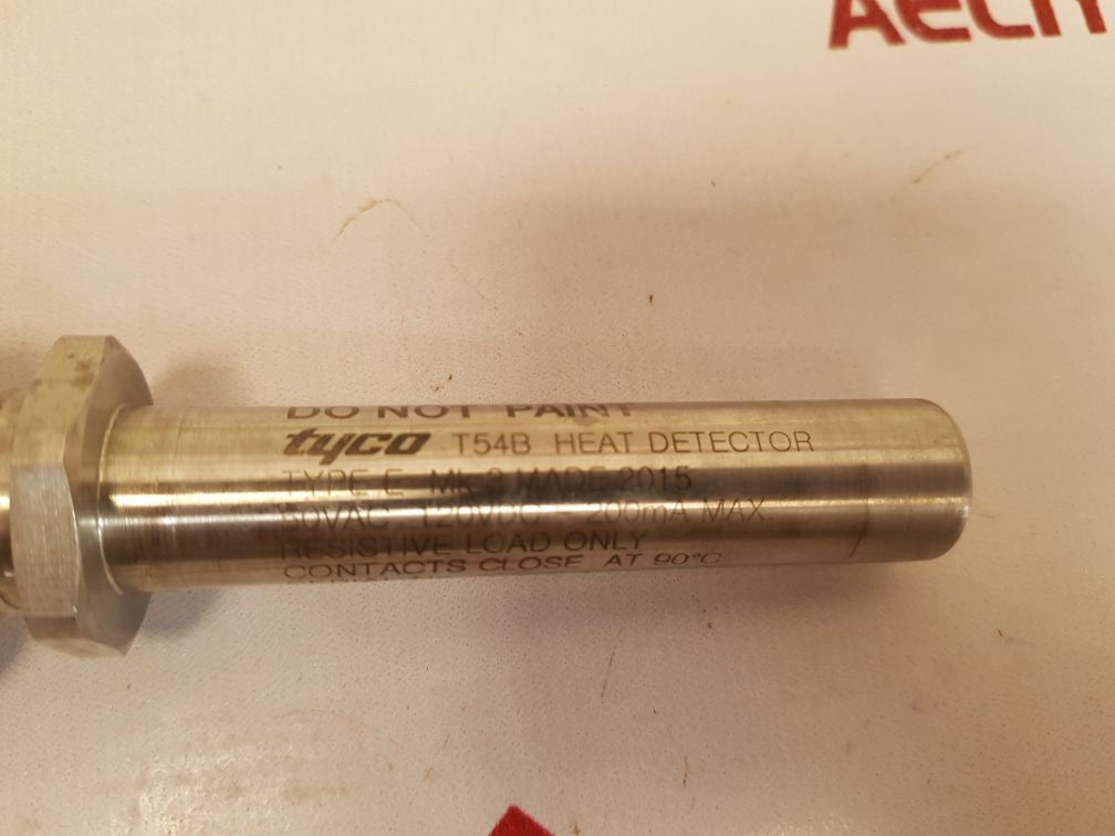 Tyco t54b type e fire heat detector 