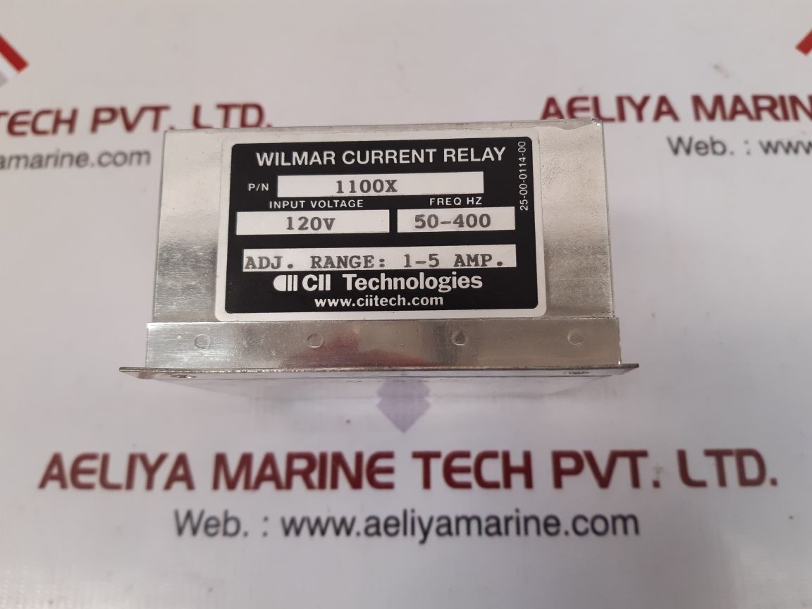 Wilmar 1100x current relay