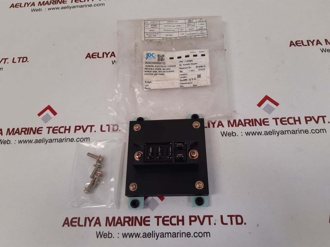Mitsubishi rm15ta-h f2202eg excitor unit panel