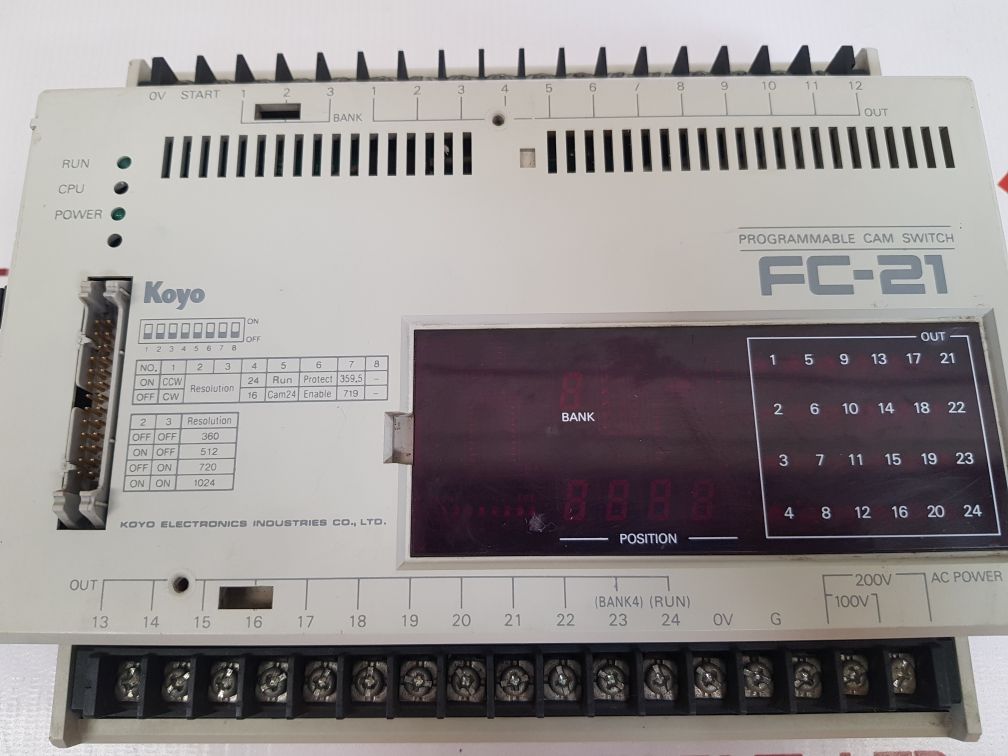 Koyo fc-21 programmable cam switch