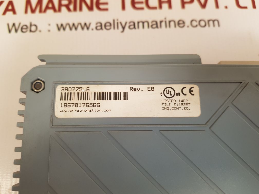 B&r-automation 3a0775.6 output module rev.e0 