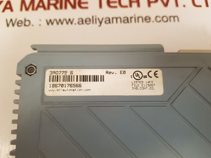 B&r-automation 3a0775.6 output module rev.e0 