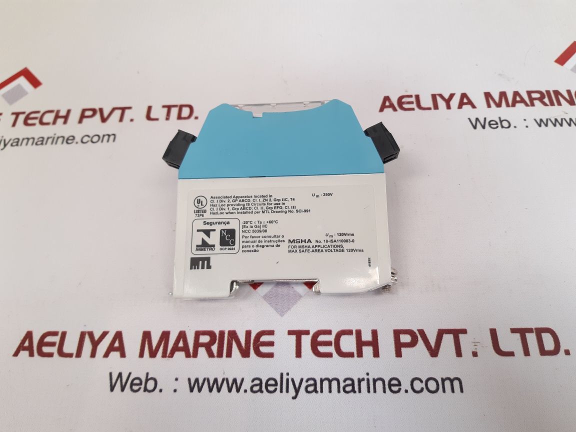 Mtl instruments mtl7787+ shunt- diode safety barrier 