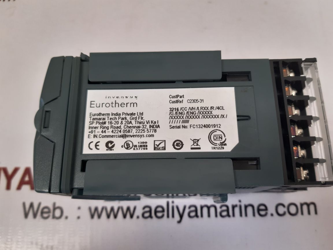 Eurotherm 3216 temperature & process controller
