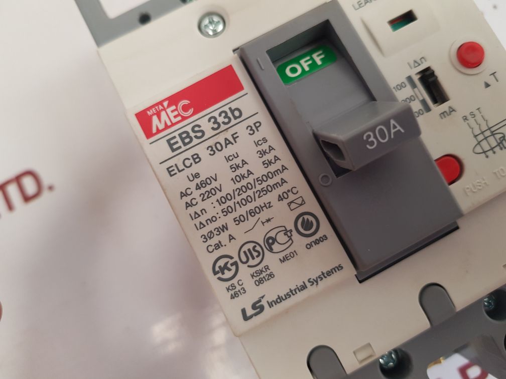 Meta mec ebs 33b circuit breaker  