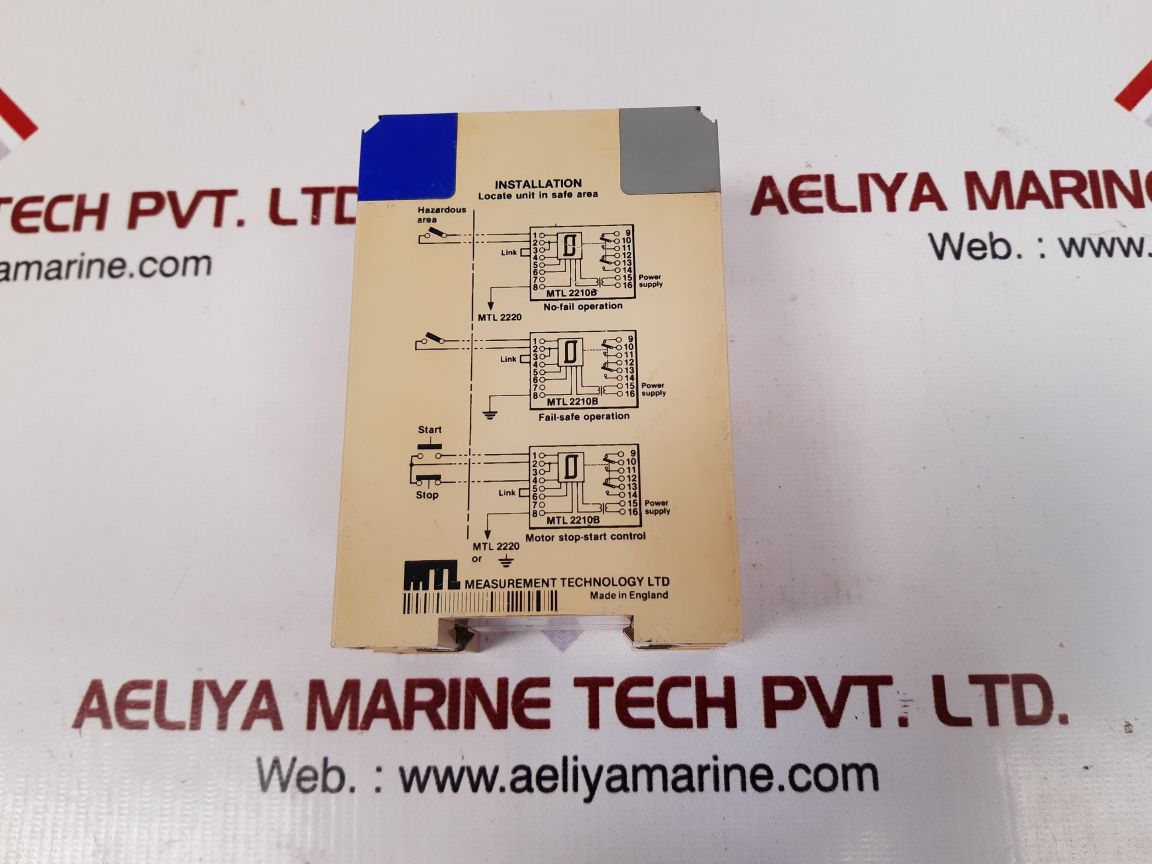 Measurement technology mtl2210b 1-channel switch operated relay