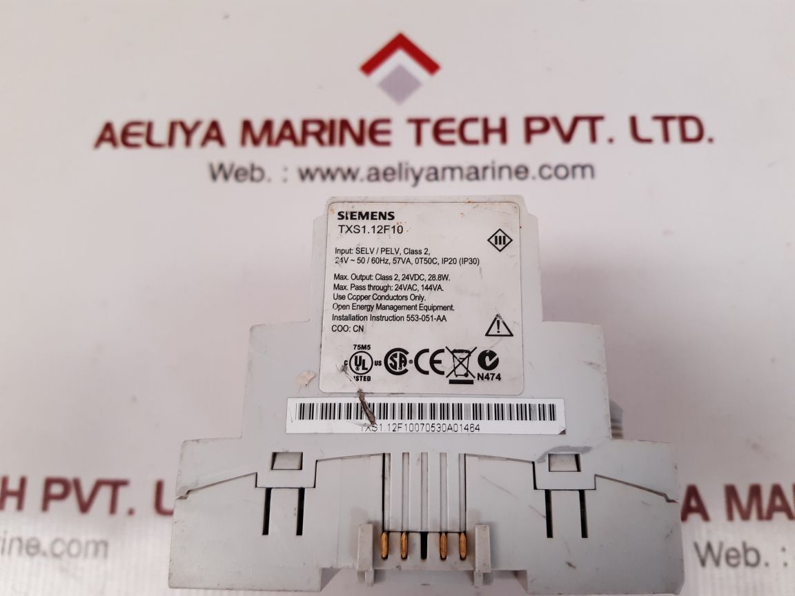 Siemens txs1.12f10 i/o power supply module