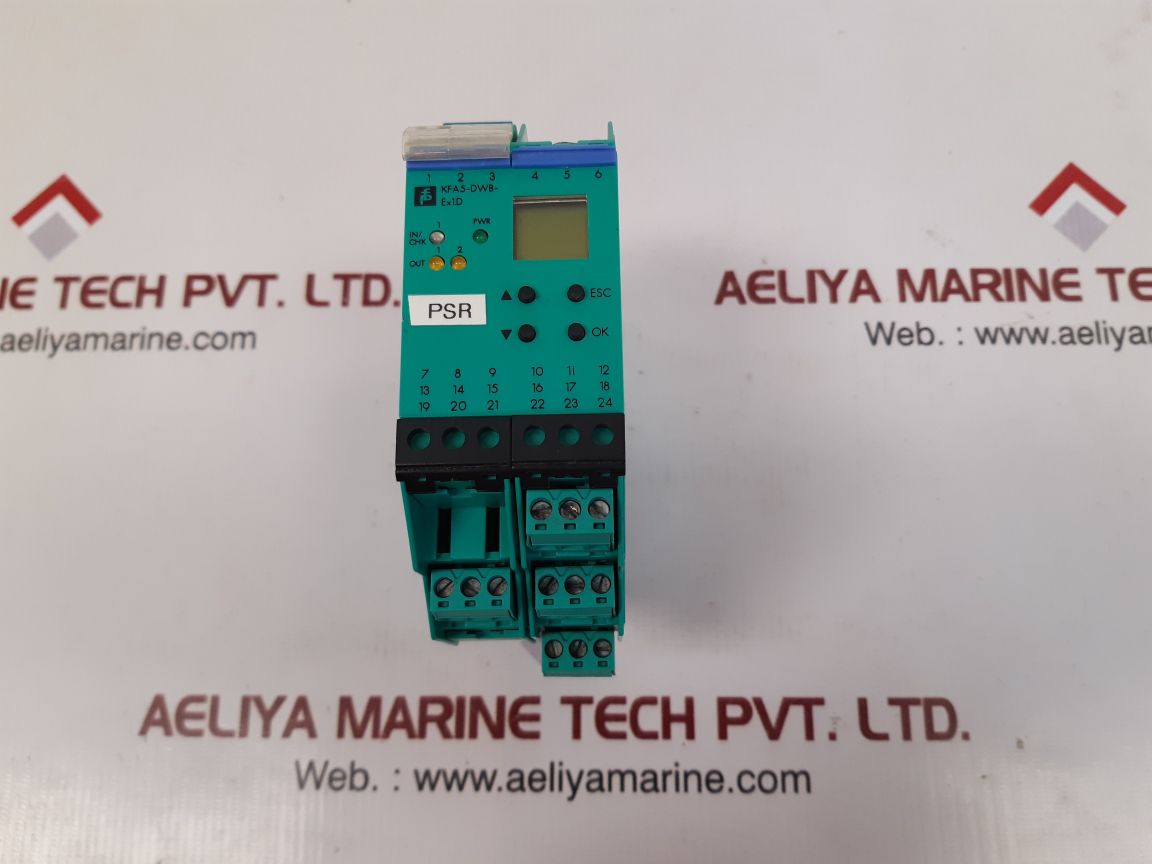 Pepperl+fuchs kfa5-dwb-ex1d k-system rotation speed monitor module 188381