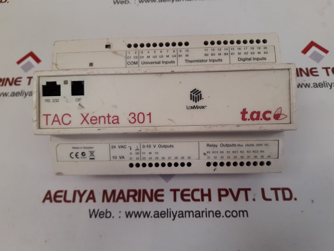 Tac xenta 301 3-723-0431-0 programmable controller module