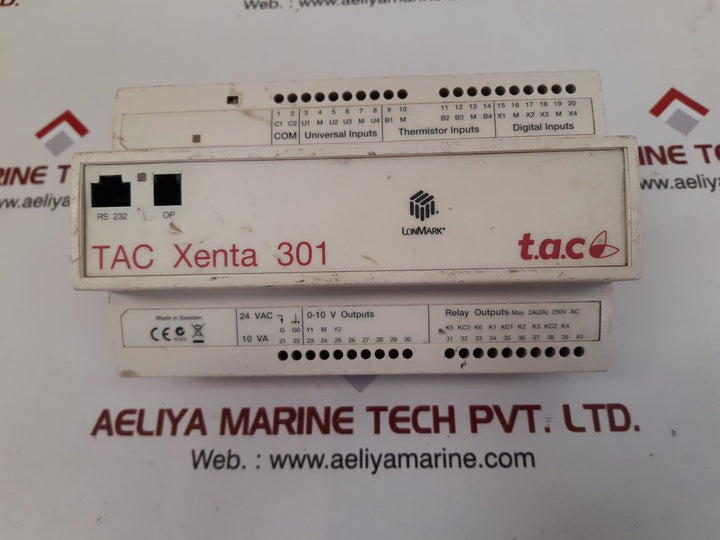 Tac xenta 301 3-723-0431-0 programmable controller module