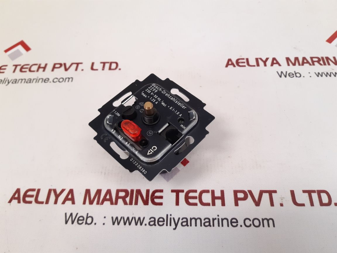 Busch 2299 speed controller 230v