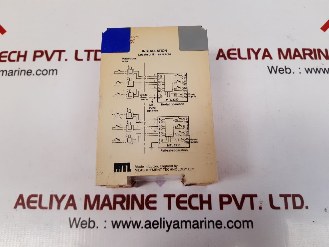 Measurement technology mtl2213 channel switch detector relay