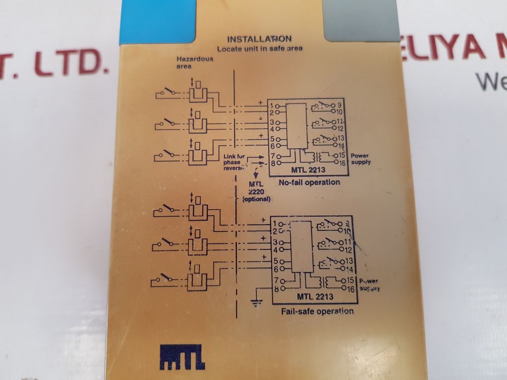 Mtl instruments mtl2213 proximity detector relay