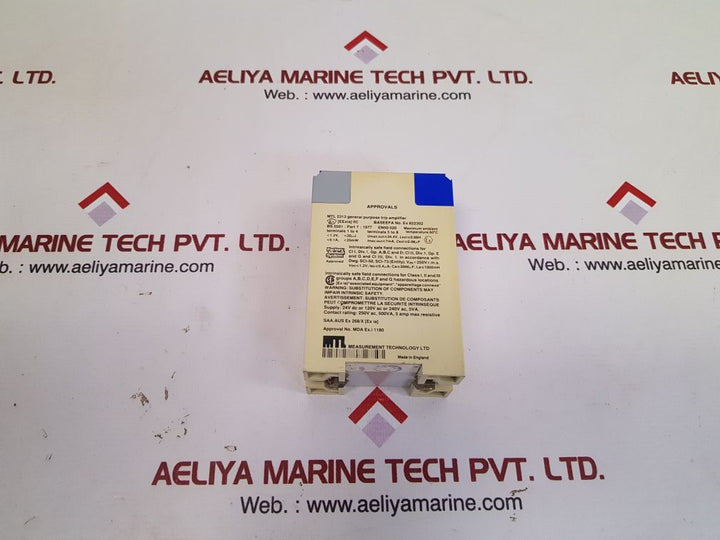 Measurement technology mtl2313a general purpose trip amplifier 