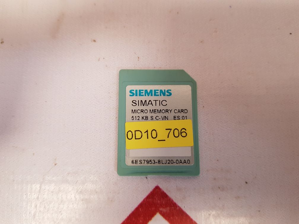 Siemens simatic 6es7953-8lj20-0aa0 micro memory card