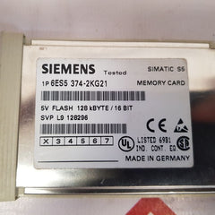 Siemens 6es5 374-2kg21 simatic s5 memory card