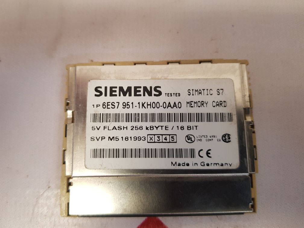 Siemens simatic s7 6es7 951-1kh00-0aa0 memory card 