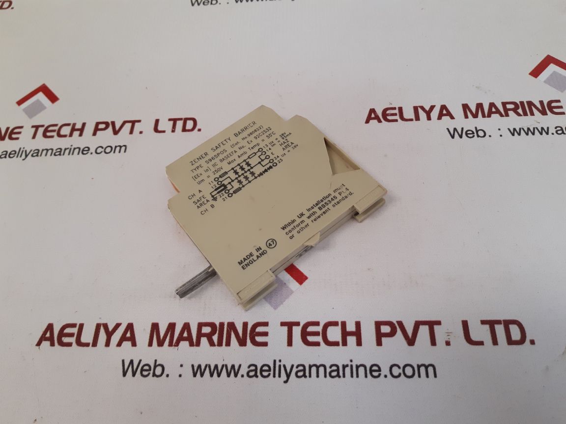 Weidmuller s965pos zener safety barrier