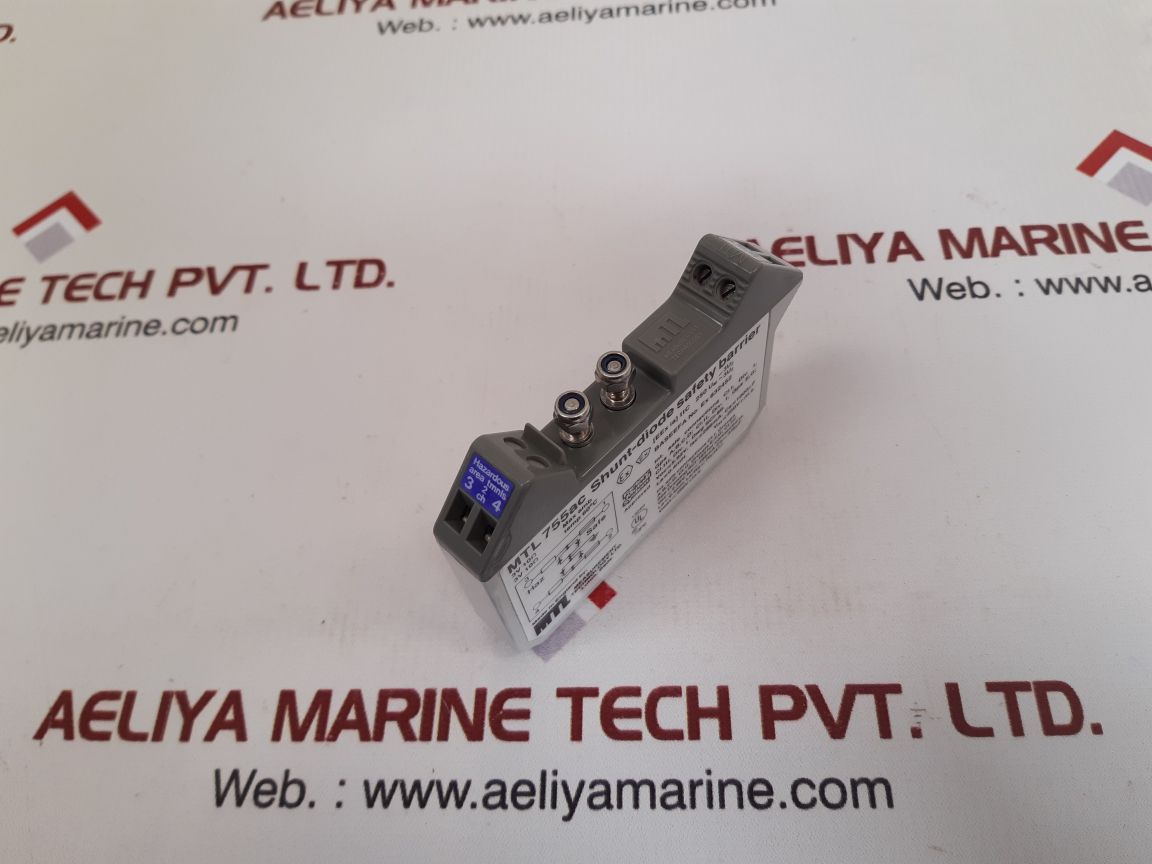 Measurement technology mtl755ac shunt-diode safety barrier