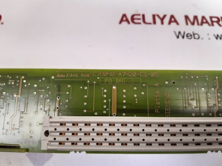 Siemens c79040-a7420-c1-05 pcb card Used 