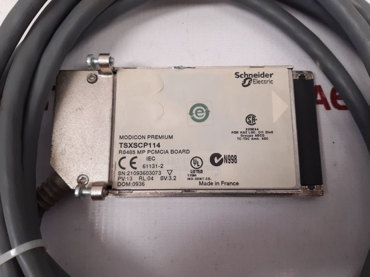 Schneider electric tsxscp114 pcmcia board rs485mp 