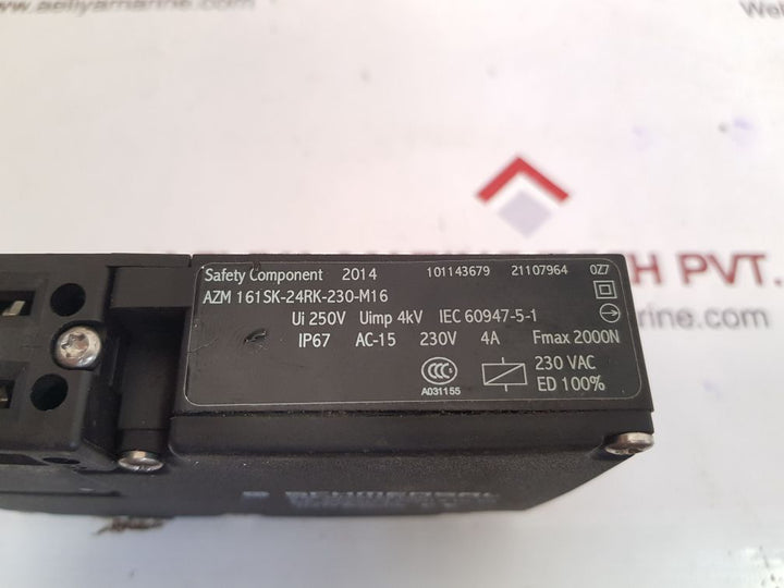 Schmersal azm 161sk-24rk-230-m16 safety interlock switch