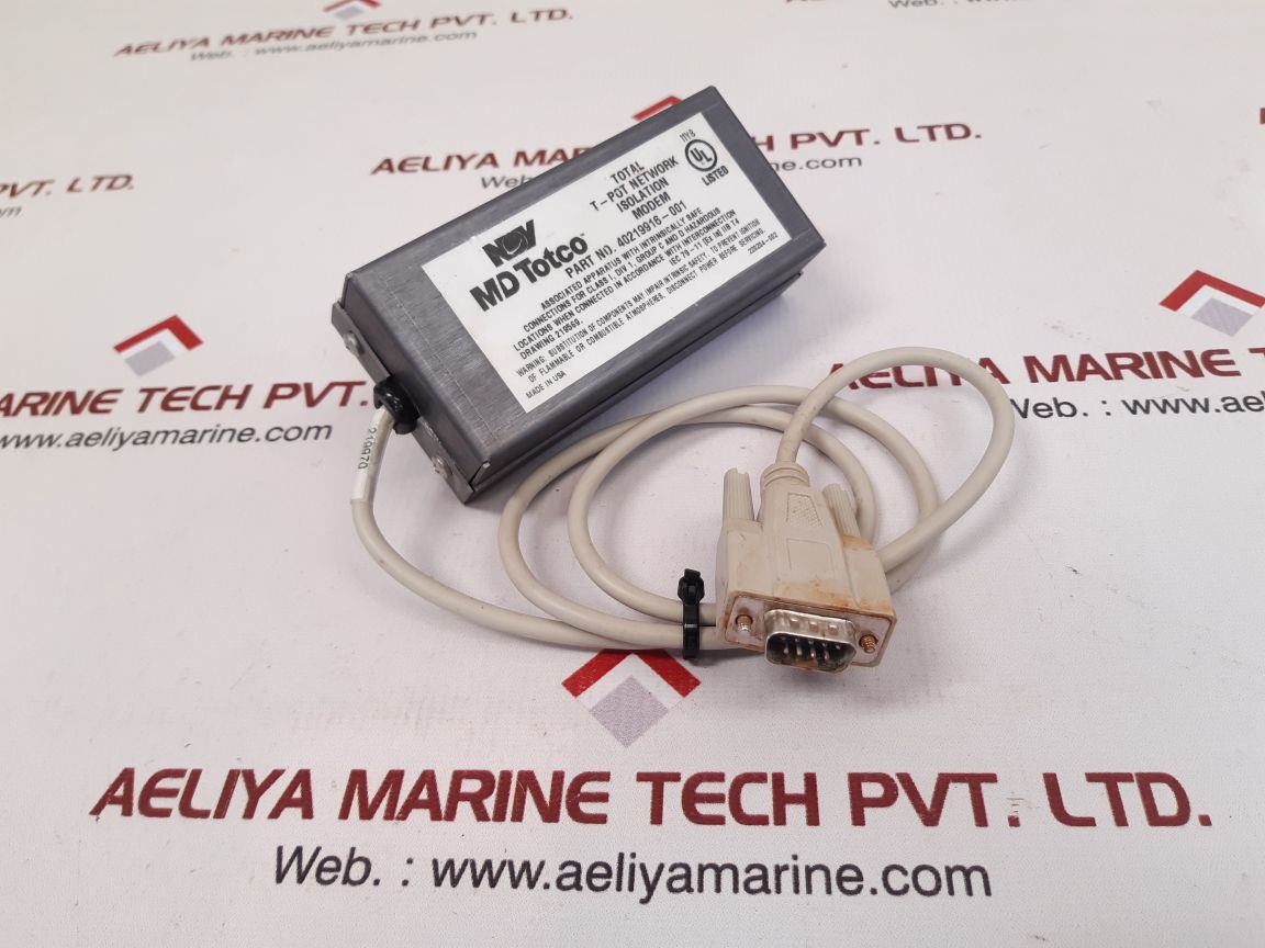 Md totco 40219916-001 total t-pot network isolation modem
