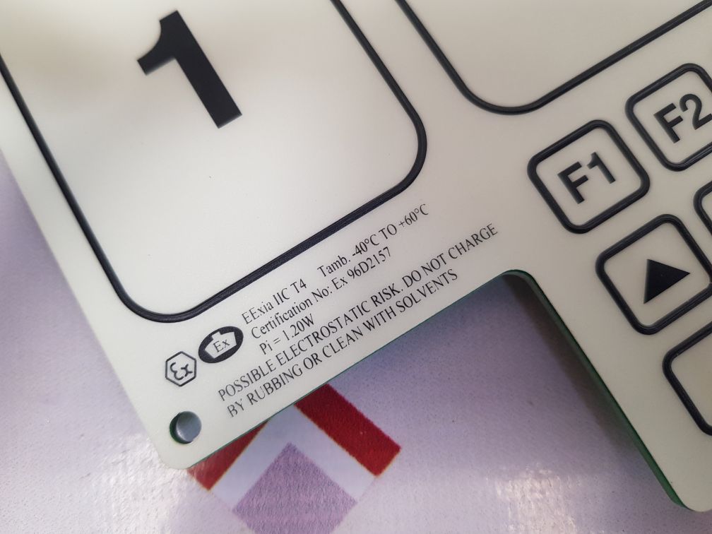 Spector/lumenex kp01-03 intrinsically safe keypad 