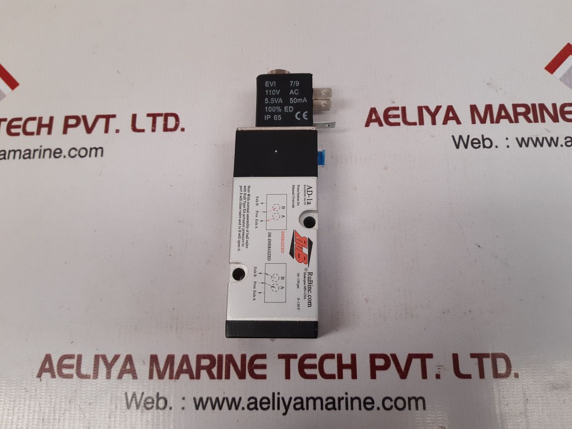 Rub ad-1a solenoid valve 36-150 psi 4-way