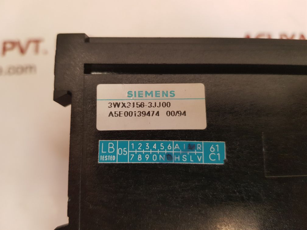 Siemens 3wx3156-3jj00 circuit breaker delay unit 3wx3156-3j new