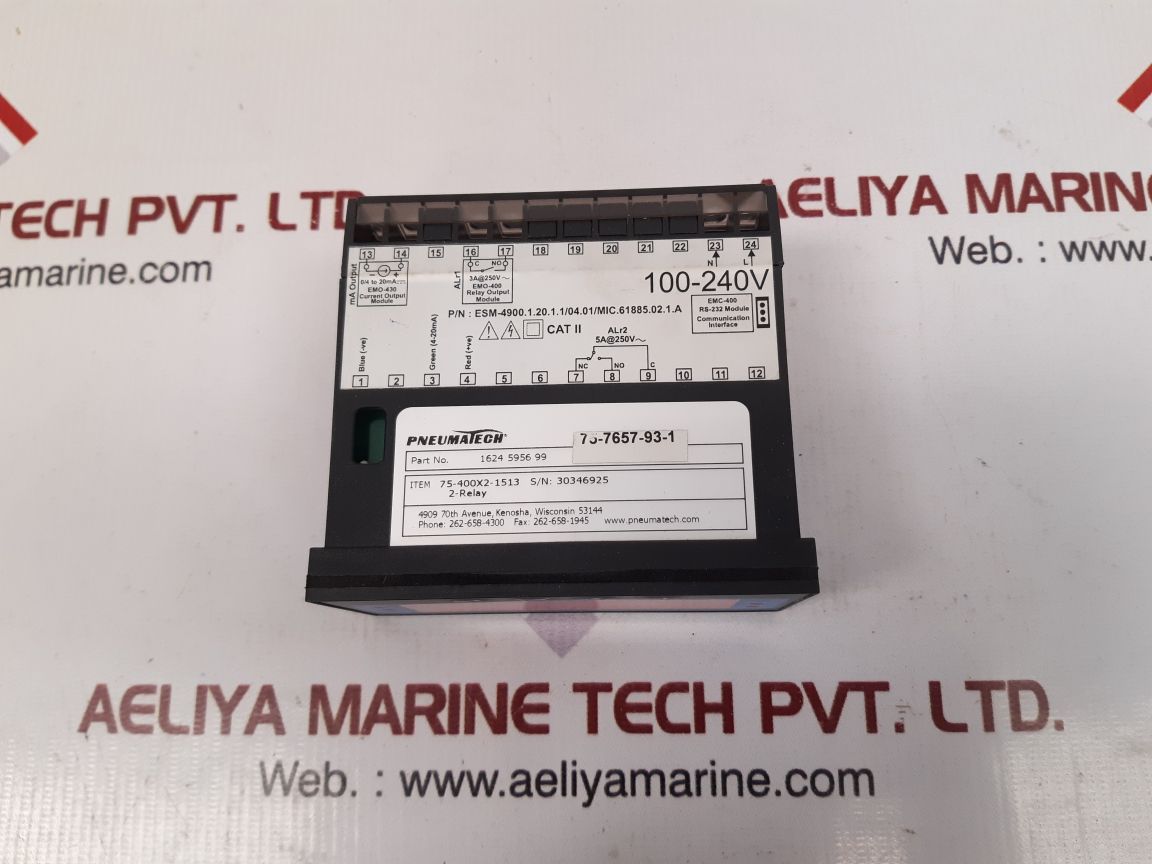 Pneumatech 1624 5956 99 dewpoint hygrometer