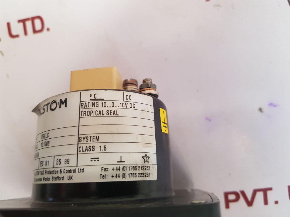 Alstom vselc meter 100-0-100 %
