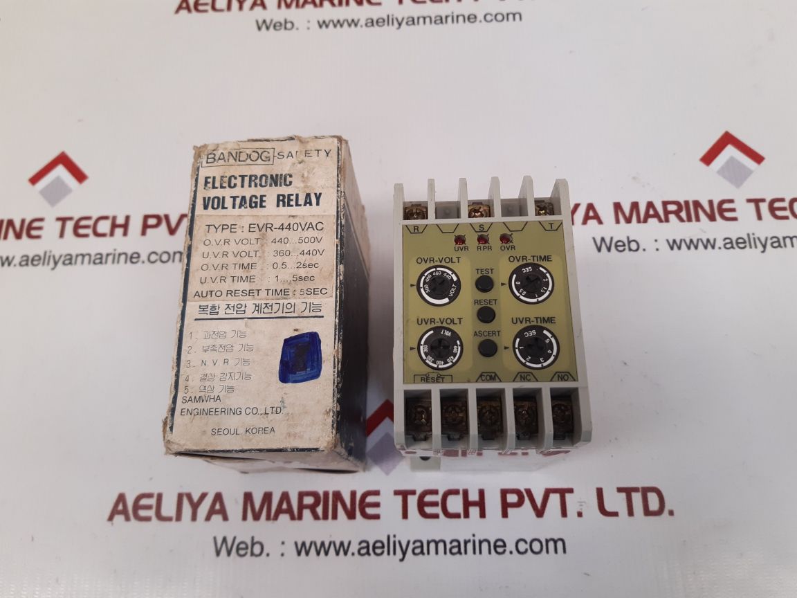 Samwha evr-440vac electronic voltage relay