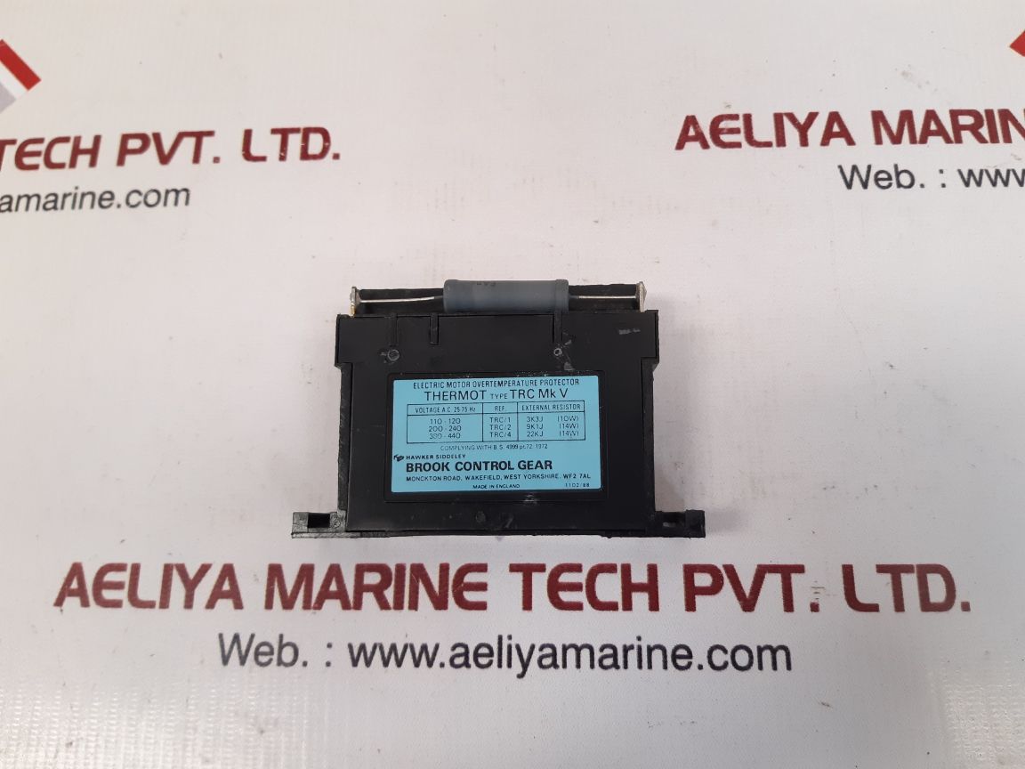 Brook trc mk v electric motor overtemperature protector