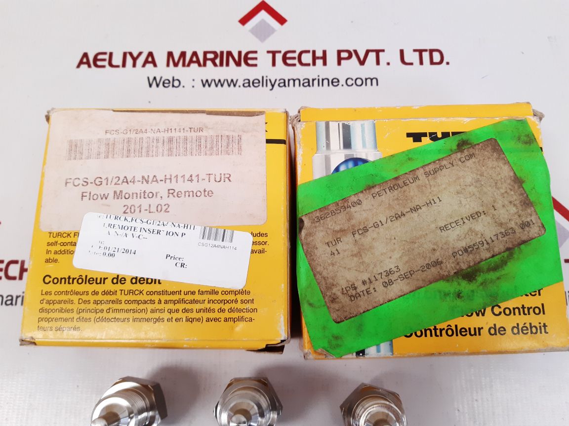 Turck fcs-g1/2a4-na-h1141 flow monitor