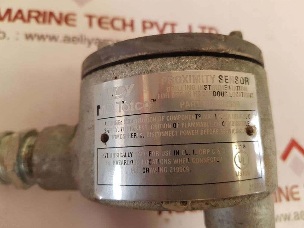 Md totco/nov 232389 proximity sensor 