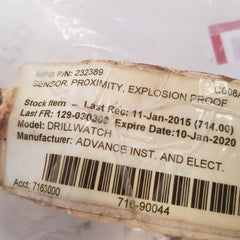 Md totco/nov 232389 proximity sensor 