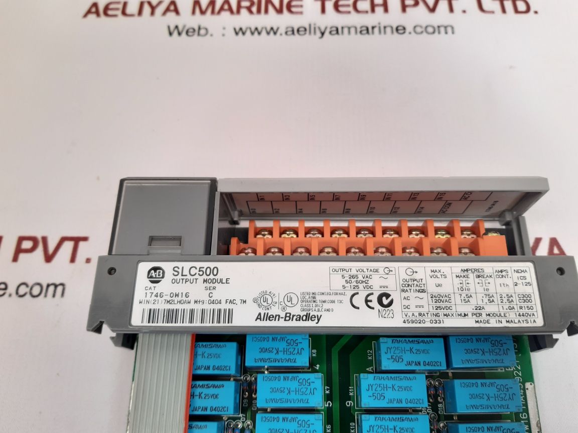 Allen-bradley 1746-ow16 ser c output module Used