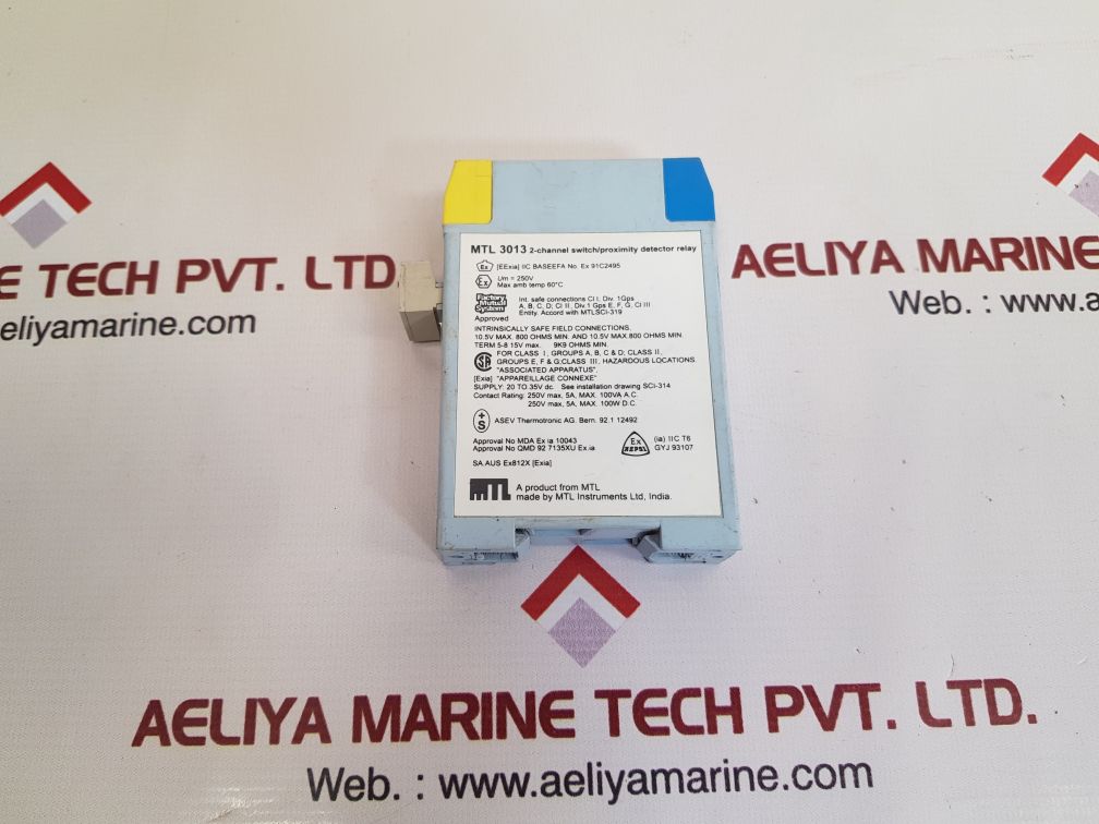 Mtl instruments mtl3013 proximity detector relay